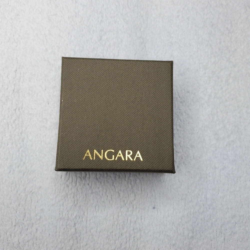 Angara Natural Amethyst Birthstone Sterling Silver Stud Earrings - Picture 8 of 8